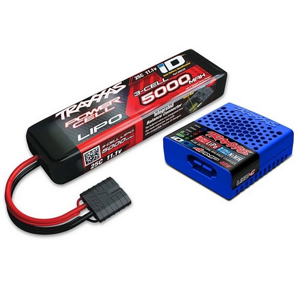 Traxxas 2985-3S 4A USB-Lader + LiPo-Akku 5000mAh 3S 11,1V Set m. iD-Akkuerkennun - Bild 1 von 1