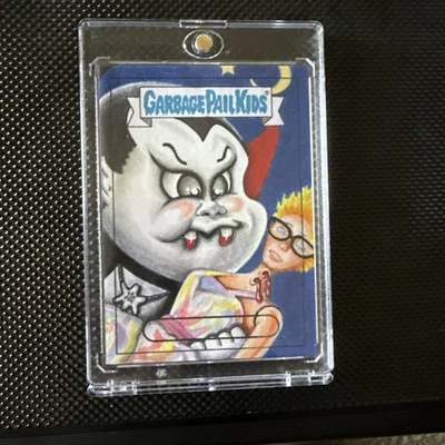 Garbage Pail Kids 2023 Bookworm Sketch Card GPK Nibert Artist Barry Nibert 1of 1 - Image 1 of 4