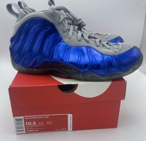 Nike Air Foamposite One Sport Royal Wolf Grey 2013 NIB New Penny Size 10.5 DS - Picture 1 of 5