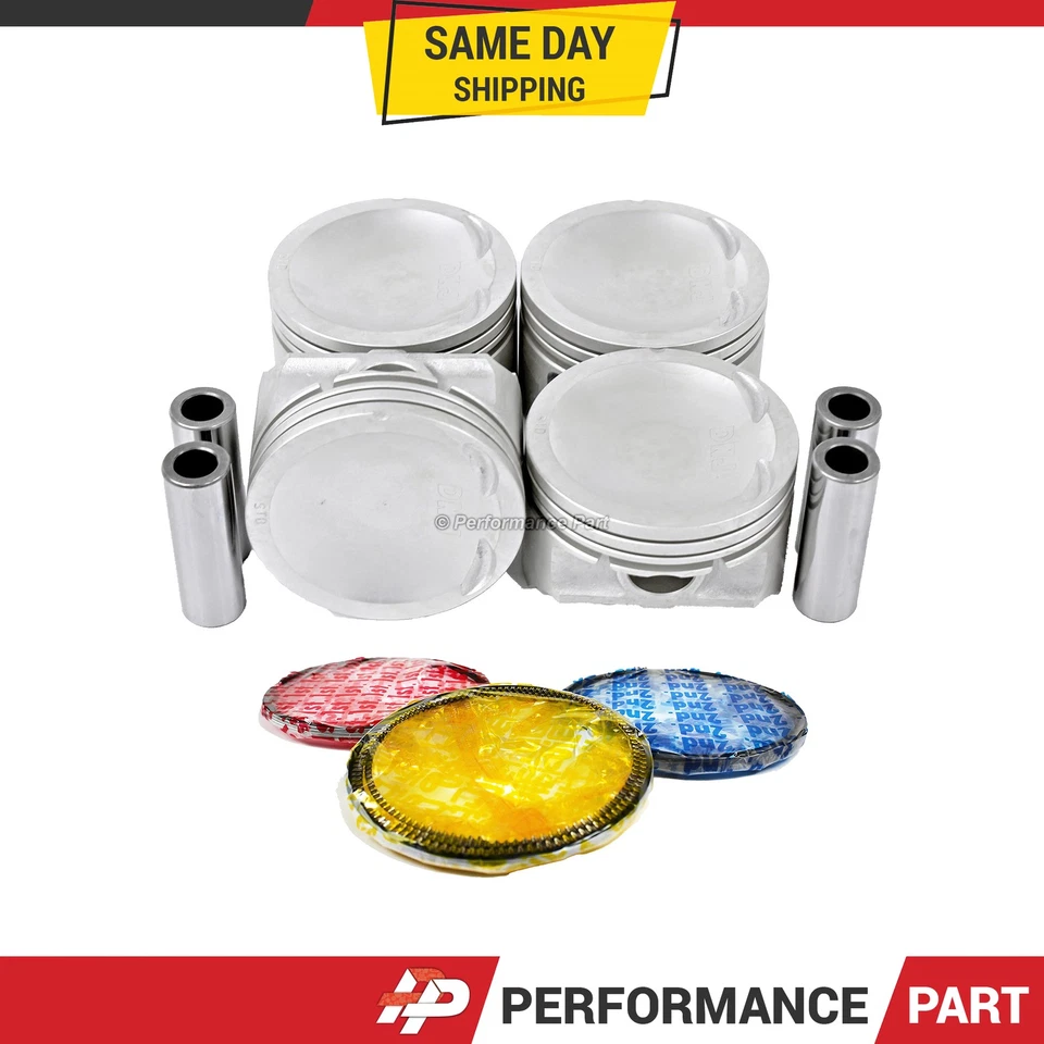 Pistones con anillos para 98-02 Daewoo 2.2L L4 DOHC 16v Foto 1 de 2