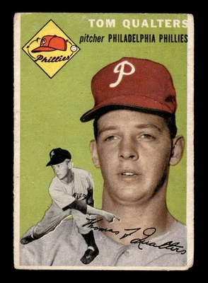 1954 Topps #174 Tom Qualters - Philadelphia Phillies RC VG - Image 1 of 2