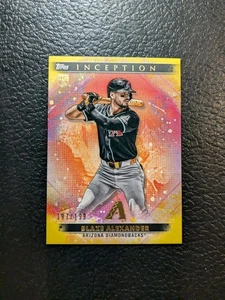 Blaze Alexander 2024 Topps Inception Baseball Yellow RC 197/199 - Bild 1 von 2
