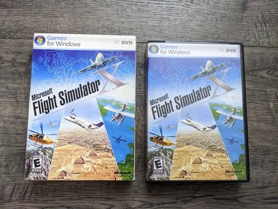 Microsoft Flight Simulator X Juegos Para Windows PC DVD 2 Discos 2006 Clasificación E Foto 1 de 4