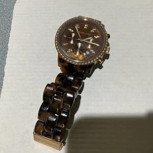 Michael Kors Watch MK-5366 Women BROKEN & NO WORKING FOR PARTS REPAIR - Picture 1 of 7