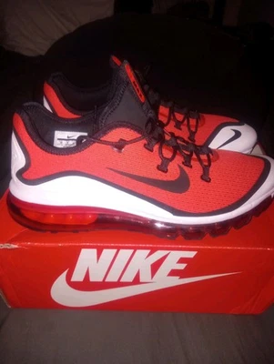 Nike Air Max Habanero Rojo Talla 10 Para Hombre Totalmente Nuevas Con Caja Foto 1 de 4