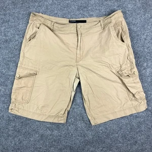Rocawear Cargo Shorts Mens Size 48 Khaki Beige Cotton Utility Casual Streetwear - Picture 1 of 11