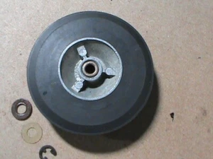 Garrard Zero 100 Rubber Idler Wheel 1.988" Washers and C Clip. FREE SHIPPING! - Picture 1 of 2