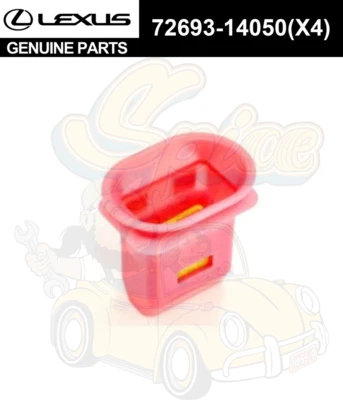 Gancho de bloqueo de cojín de asiento trasero Toyota LEXUS GENUINO NUEVO CELSIOR SUPRA GS LS SC 4 piezas Foto 1 de 3