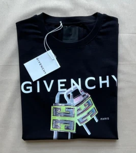 GIVENCHY MEN NEW CASUAL COTTON T-SHIRT SMALL SIZE - Picture 1 of 6
