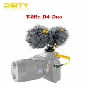 Deity V-Mic D4 Duo Shotgun Microphone Dual Mono/Stereo Recording For Camera DLSR - Picture 1 of 11