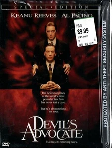 DEVIL'S ADVOCATE KEANU REEVES SPECIAL ED SNAPCASE (1998) DVD BRAND NEW SEALED - Imagen 1 de 3