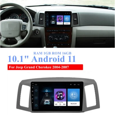 10.1''Android 11 Car Stereo Radio GPS Navi FM For Jeep Grand Cherokee 2004-2007 - image 1 of 4