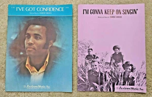 Andrae Crouch: I'm Gonna Keep On Singin'; I've Got Confidence SHEET MUSIC - Picture 1 of 5