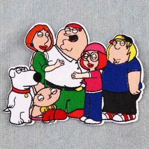 FAMILY GUY PATCH Animation Domination FOX Iron On Embroidery Embroidered TV Show - Picture 1 of 4