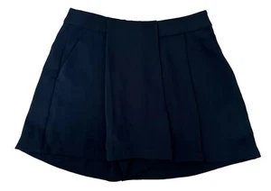 Banana Republic Women’s Navy Pleated Shorts Skorts Size 2 - Picture 1 of 6