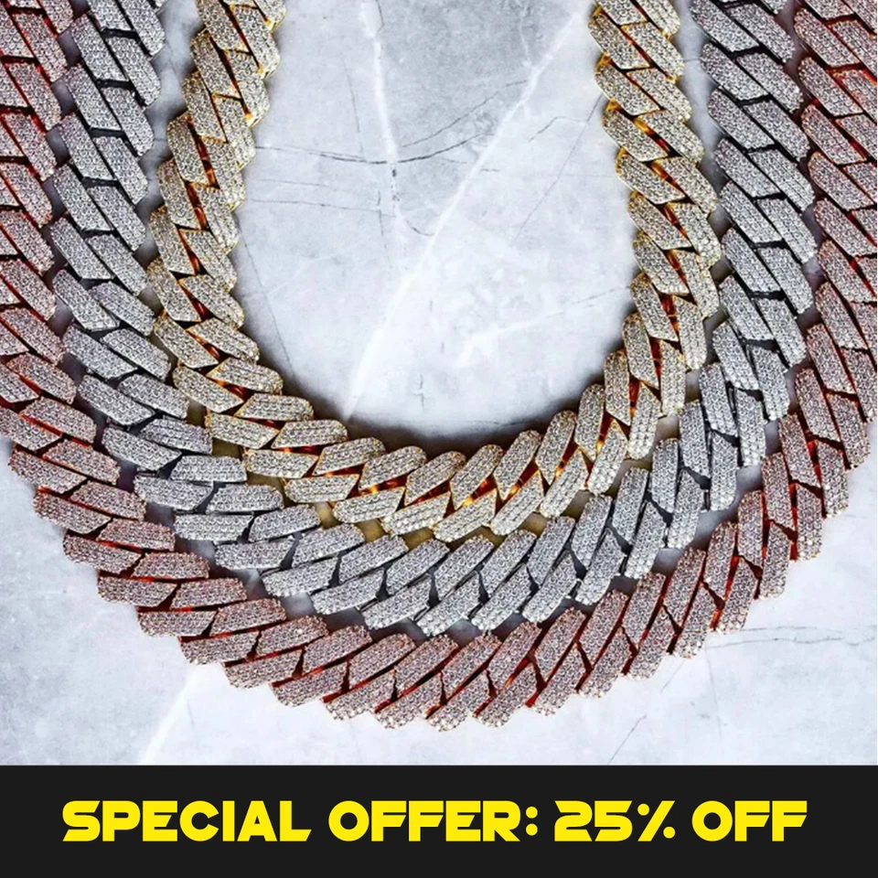 Collar Cadena Plata 925 Acero Inoxidable Cubano Mujer Hombre Chapado en Oro Foto 1 de 4