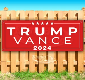 TRUMP VANCE 2024 MAGA FJB Banner Flag Sign Vinyl SB00087 - Picture 1 of 8