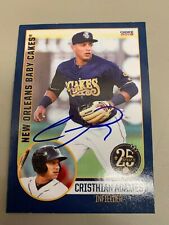 Cristhian Adames 2018 New Orleans Baby Cakes Signed Team Card