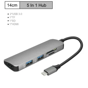 USB-C Type C to HDMI Converter Cable USB3.0 SD Adapter For Android Phone Tablet - Picture 1 of 11