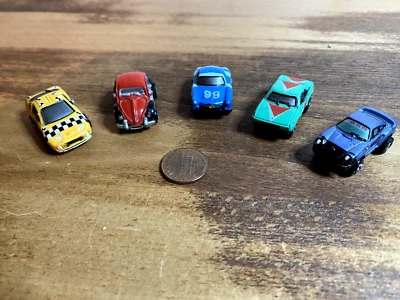 Vintage Galoob 1990 Micro Machines Motorized Snap Backs (pull back) - Set of 5 - Image 1 of 4