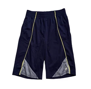 BODY GLOVE Boys Size Youth XL (18) Blue Yellow Basketball Athletic Gym Shorts - Picture 1 of 6