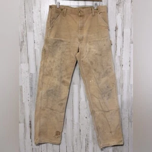 Vintage 80's Carhartt B01 Double Knee 36x34 - Picture 1 of 8