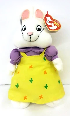 TY Beanie Baby - RUBY the Rabbit (Nick Jr. - Max & Ruby) - Stuffed Animal - Image 1 of 4