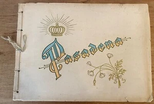 ILLUSTRATED SOUVENIR BOOK Pasadena Board of Trade 1903 Rose Parade & Fine Homes - Picture 1 of 24