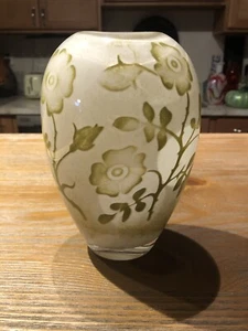 Studio art Glass Vase Kosta Boda Flowers - Picture 1 of 5
