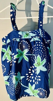 Carter’s girls 6 Blue Tank Top Floral And Dandelion Top - Image 1 of 4