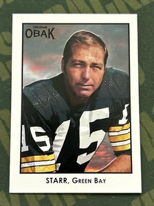 Tri-Star Obak #14 2011 Bart Starr Green Bay Packers - Imagen 1 de 2