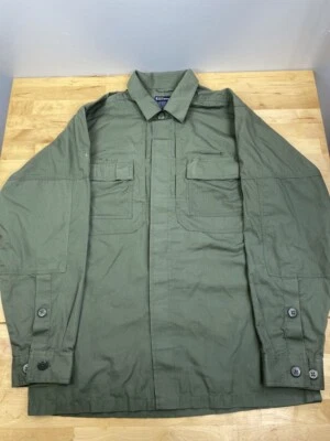 5.11 Tactical Series Army Green Size M Reg Button Down Long Sleeve #3260 - Image 1 of 4