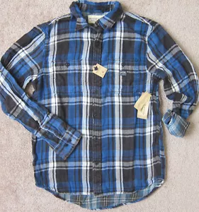 RALPH LAUREN (Blue / Santiago) PREMIUM Ward Plaid Shirt Men's - NWT $89.50 - Picture 1 of 2
