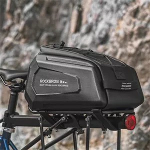 ROCKBROS 9L Waterproof Bicycle Bag Large Rear Seat Bag MTB Road Bike Rack Trunk - Picture 1 of 20