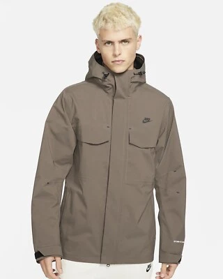 NIKE SPORTSWEAR NSW HOODED STORM-FIT ADV M65 SHELL JACKET PARKA DD6872-004 sz S - Image 1 of 4