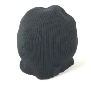BOTTEGA VENETA BV logo For the point of coordination. Knit hat wool Black Unused - Picture 1 of 11