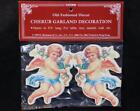 Two Packages Of 1995 Cherub 8 Foot 6 Inch Garland By Shackman. 9881