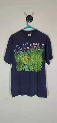 Vintage Women's Floral Graphic Print T-Shirt Size Large - Image 1 of 4
