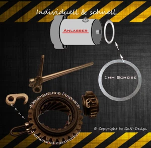 Yamaha XV700 Anlasserfreilauf bis 1985 Reparatur passt =XV700- XV 750- XV 920 - Bild 1 von 1