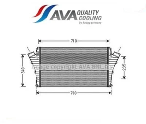 OLA4492 Intercooler (AVA) - Foto 1 di 1