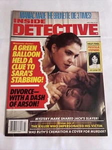 1986 July, Front Page Detective Magazine, Clue to Sara’s Stabbing (MH159) - Bild 1 von 3