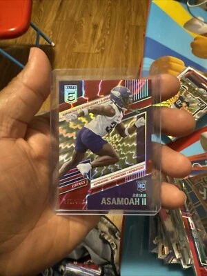 2022 Panini Donruss Elite Rookies Red  362/499 Brian Asamoah II #199 Rookie RC  - Image 1 of 2