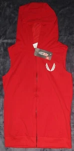 Gymshark Aesthetic Revolution EHP Labs Red Hoodie Sport Sweater Shirt zipper - Picture 1 of 3