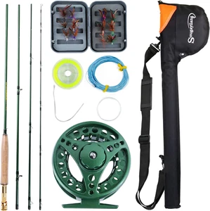 Ultimate Fly Fishing Rod & Reel Combo for Freshwater & Saltwater Adventures - Picture 1 of 12