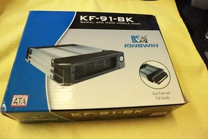 KINGWIN KF-91-BK(Black) Serial ATA Hard Drive Mobile Rack-New Sealed Box - Afbeelding 1 van 3
