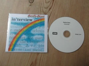 GENTLE GIANT-IN'TERVIEW-SUPERB Nr MINT MEGA RARE WHITE LABEL PROMO CD ALBUM-2012 - Bild 1 von 4