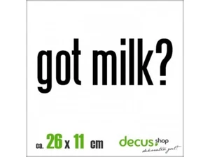 GOT MILK XL 1902 // Sticker JDM Aufkleber Frontscheibe - Picture 1 of 2