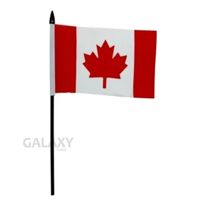 "4x6" Canada Flag / Canada Desk Flag / Canada Stick Flag - Picture 1 of 1
