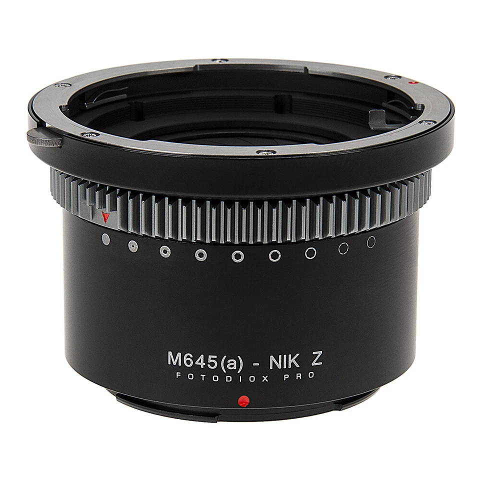 Fotodiox PRO IRIS Lens Adapter Mamiya 645 AF Lens to Nikon Z-Mount Camera