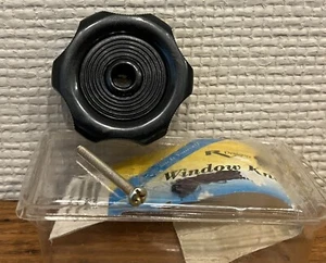 RV Designer Window Knob (H713) 1" Shaft - Black - New - Picture 1 of 8